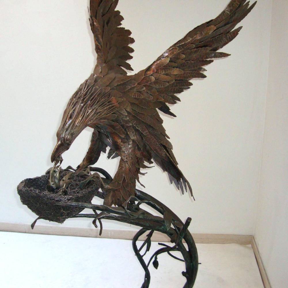 Sculpture en fer forgé - Aigle