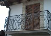 Balcon en fer forgé