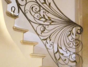 Balustrade en fer forgé
