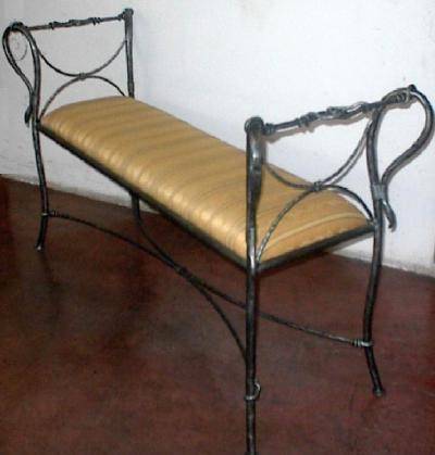 Banc en fer
