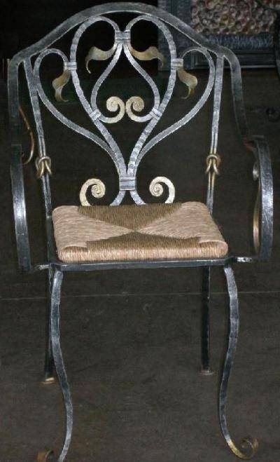 Fauteuil en fer