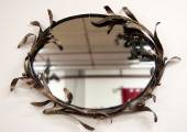 Miroir en fer forgé