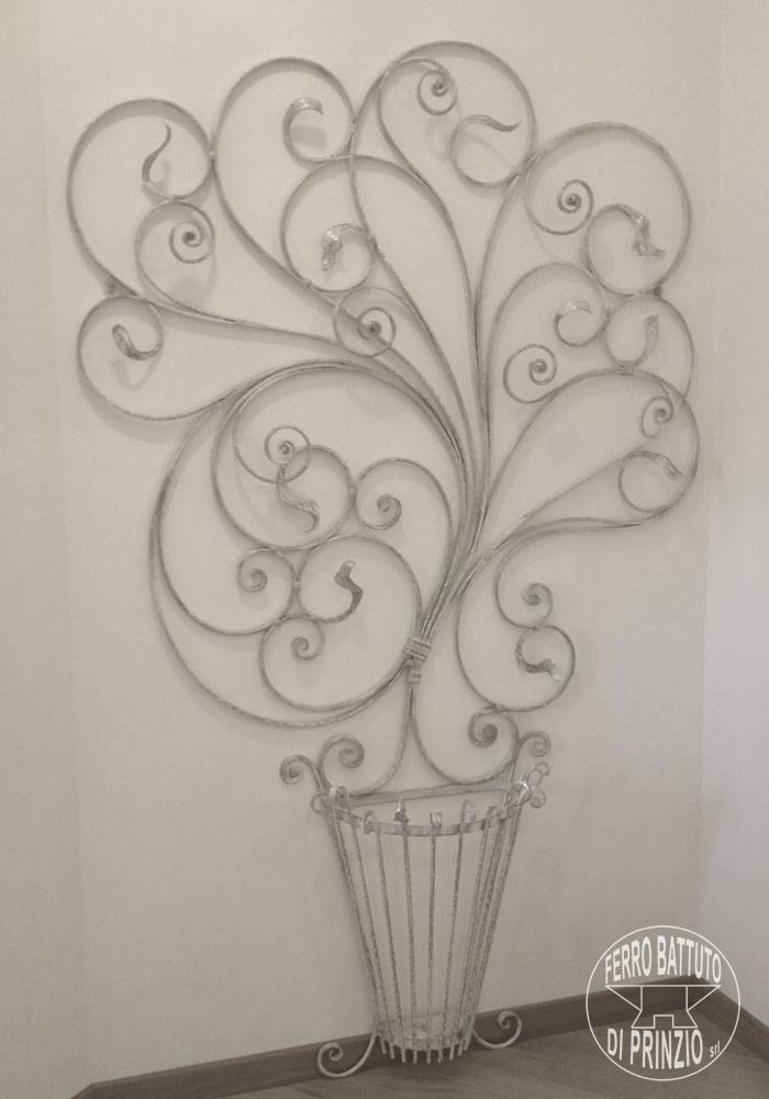 Porte-parapluie en fer forgé