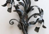 Appliques en fer forgé corne d'abondance