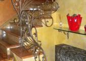 Balustrade interne en fer forgé