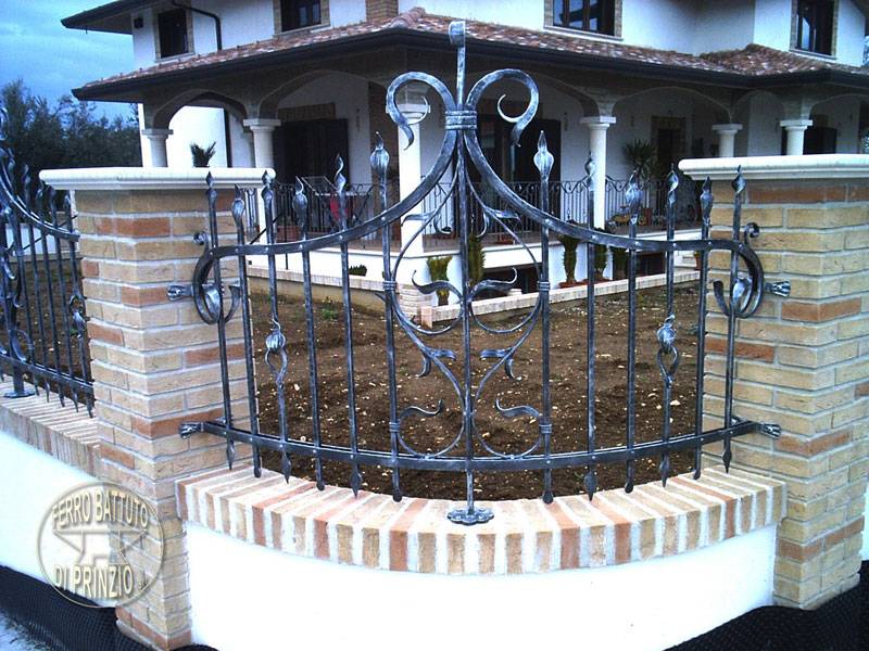 Clôture en fer forgé