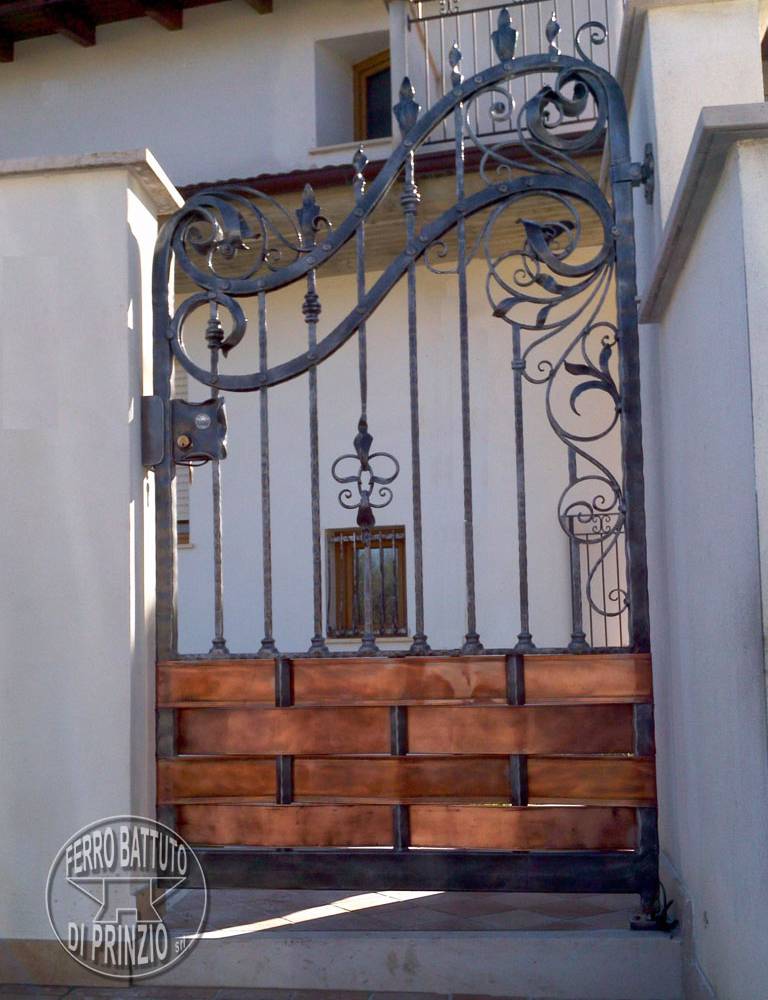 Grille en fer forgé