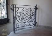 Intérieur rampe en fer forgé