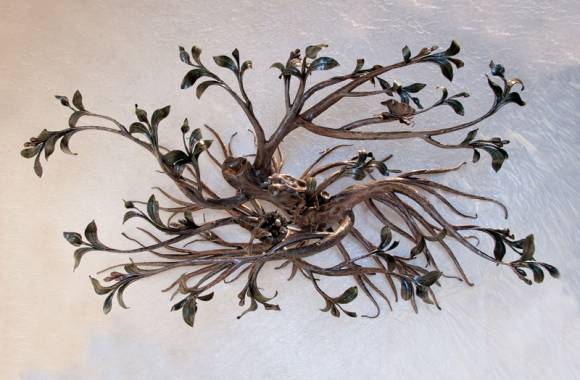 Table en fer forgé - Arbre