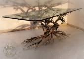 Table en fer forgé - Arbre 