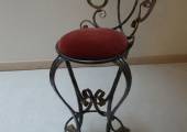 Tabouret en fer forgé
